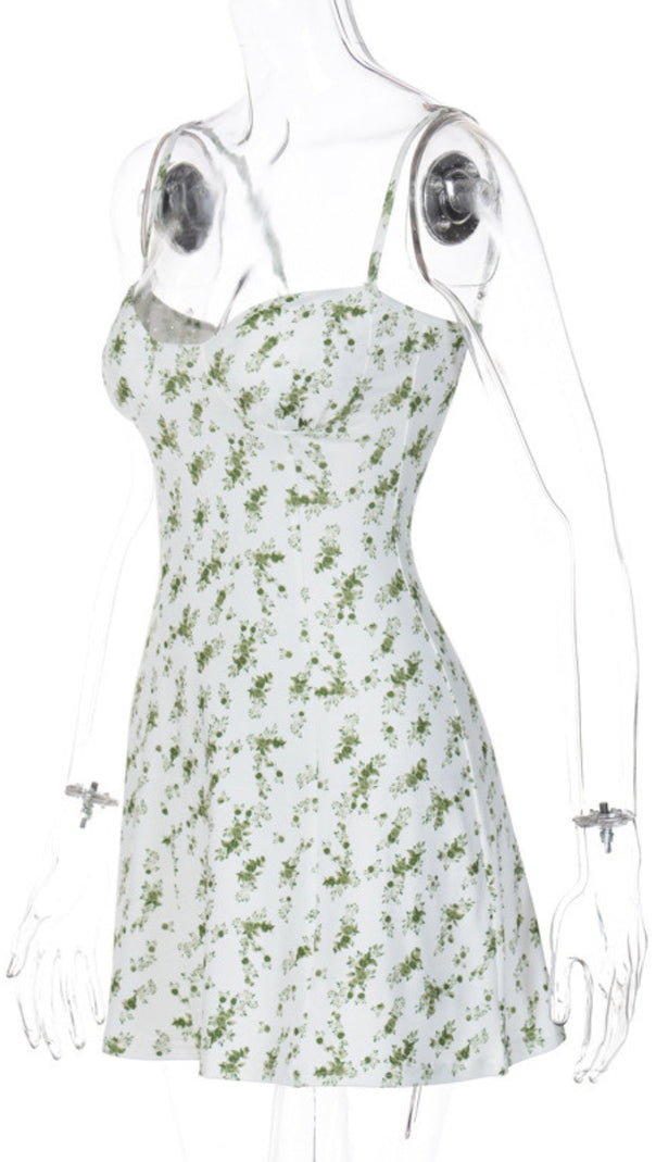 AIIZIE CHRISTIANA GARDEN PRINTED MINI DRESS - product image
