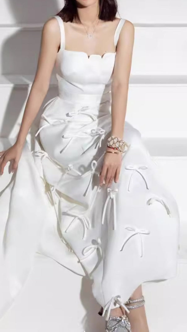 AIIZIE BOW EMBELLISHED MAXI DRESS - product image