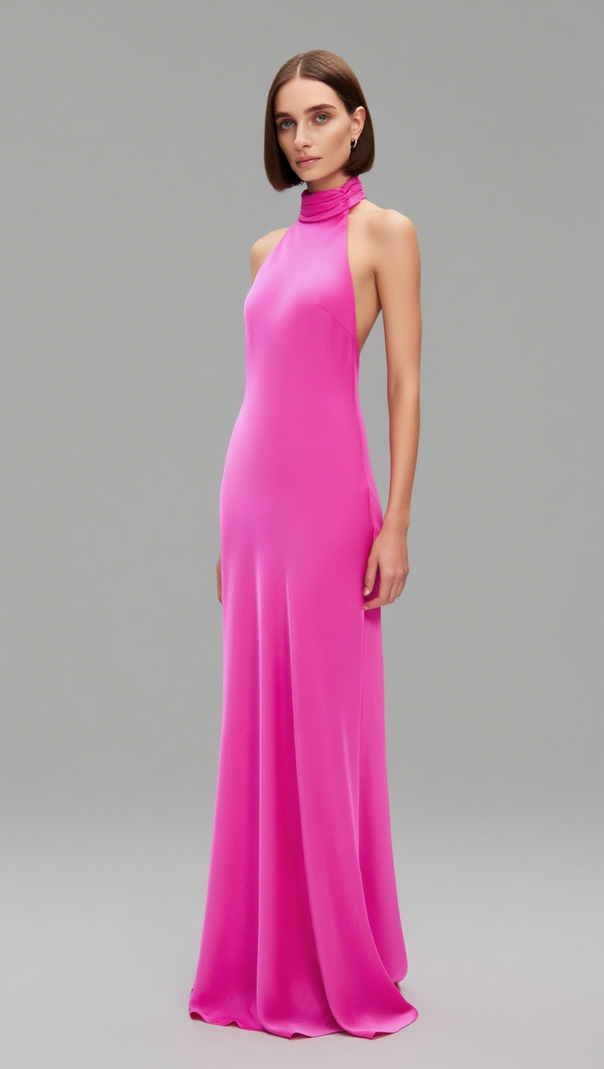AIIZIE THE 'EVIANNA' SATIN DRESS - product image