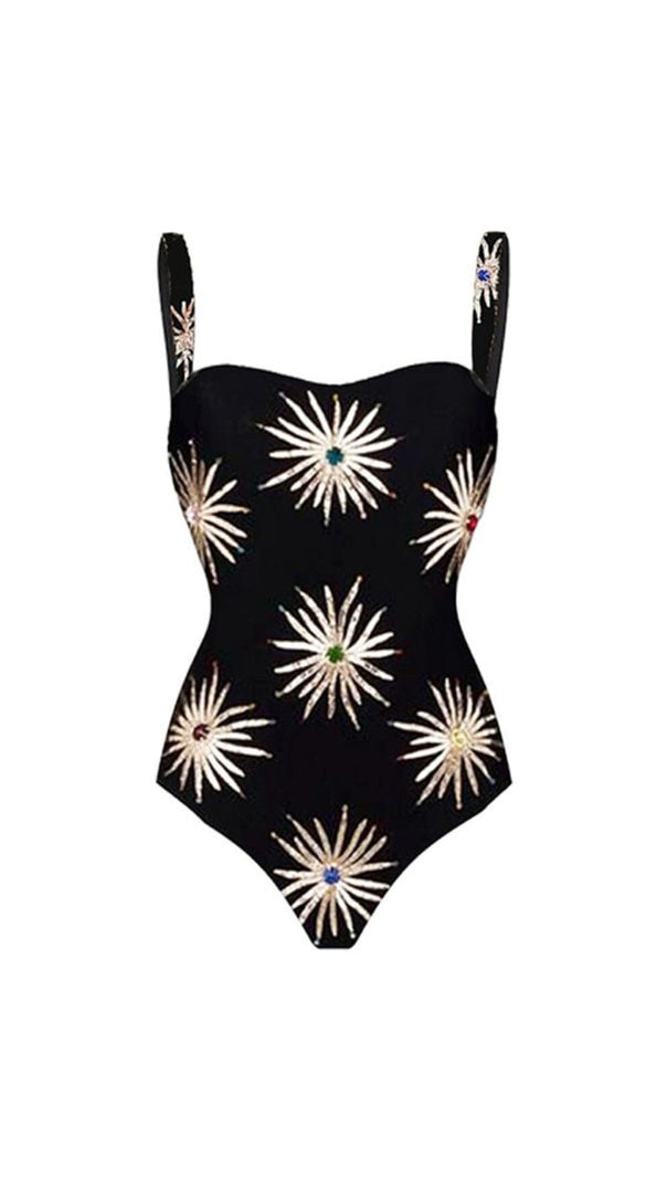 AIIZIE DOLLY EMBELLISHED ONE-PIECE SWIMSUIT - product image