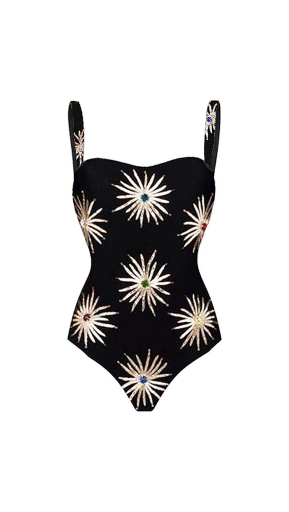 DOLLY EMBELLISHED ONE-PIECE SWIMSUIT