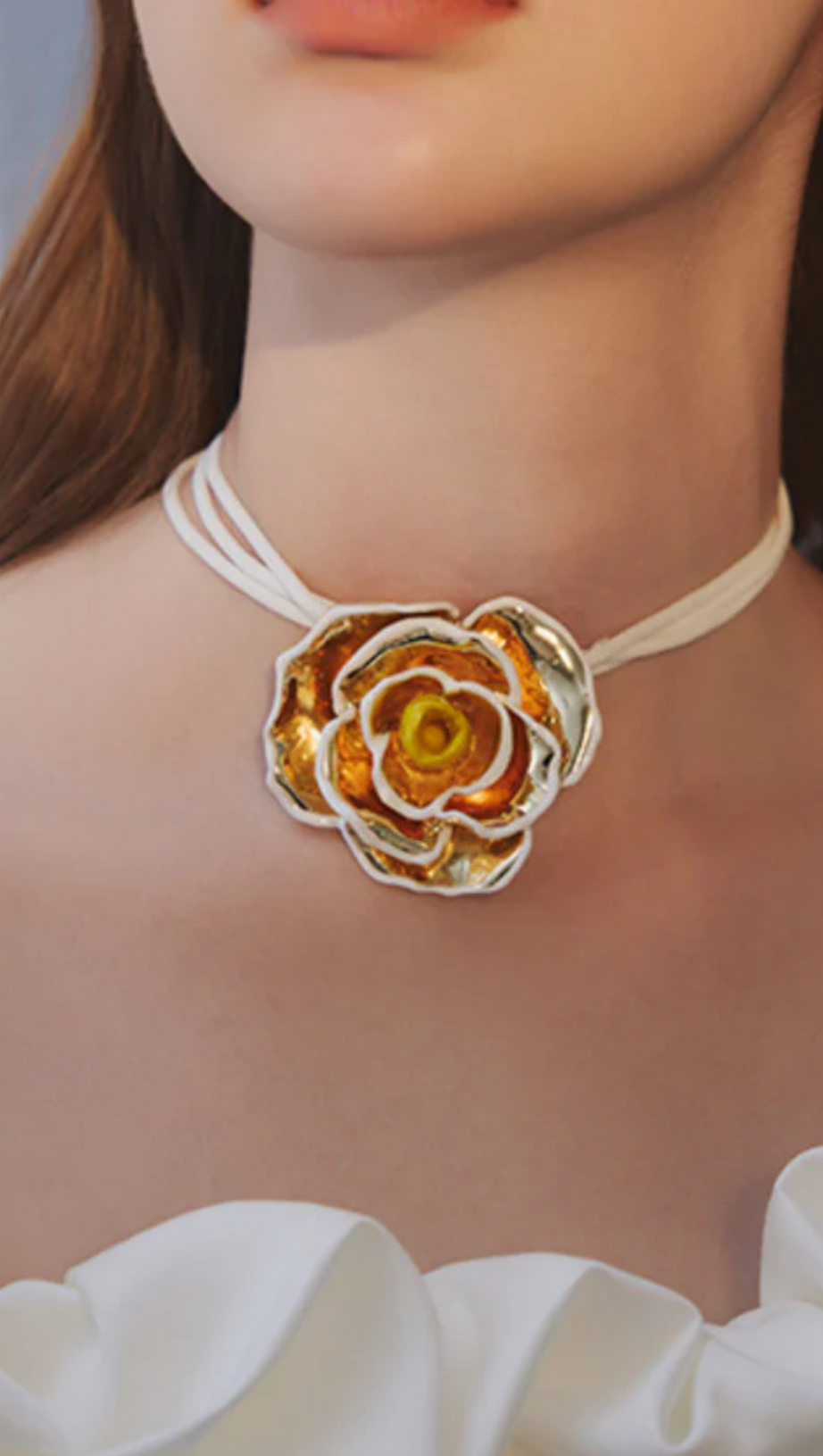 FLOWER ROSE NECKLACE