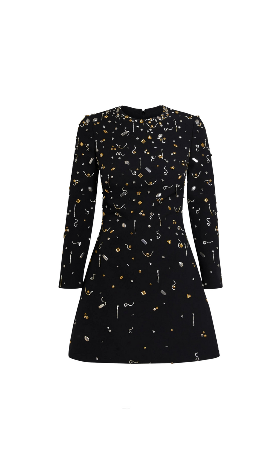 Pamaria Diamante-Stickerei-Minikleid