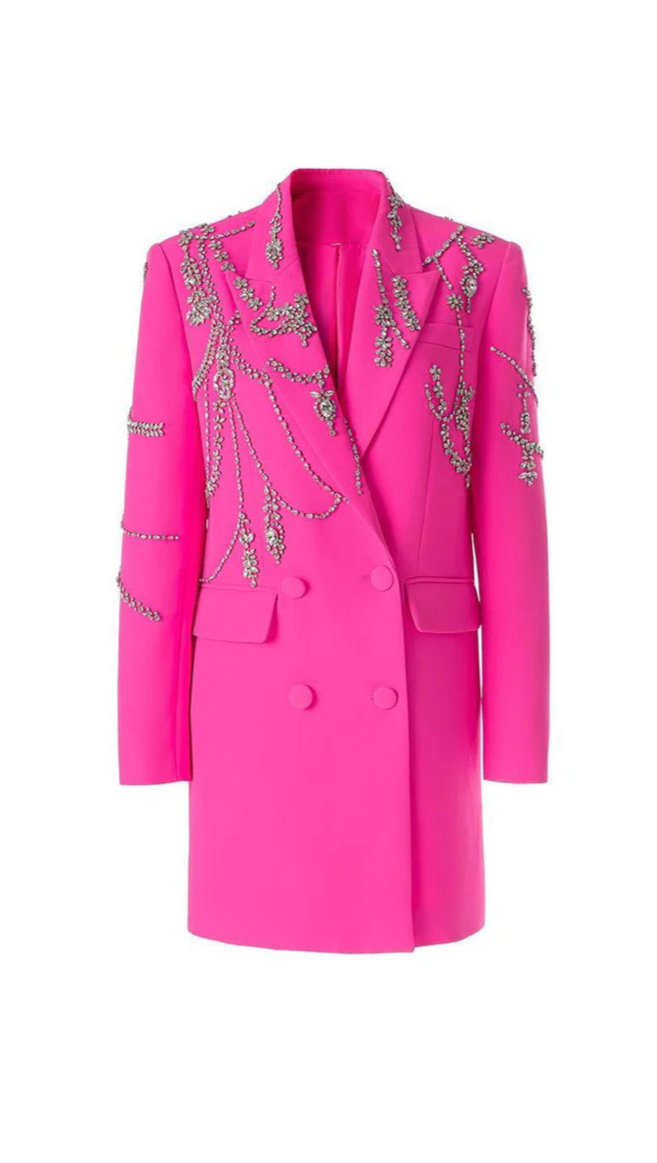 JESSICA BARA SONYA CRYSTAL BLAZER MINI DRESS