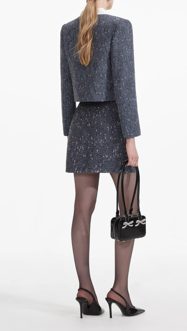 AIIZIE BLUE BOUCLE JACKET - product image