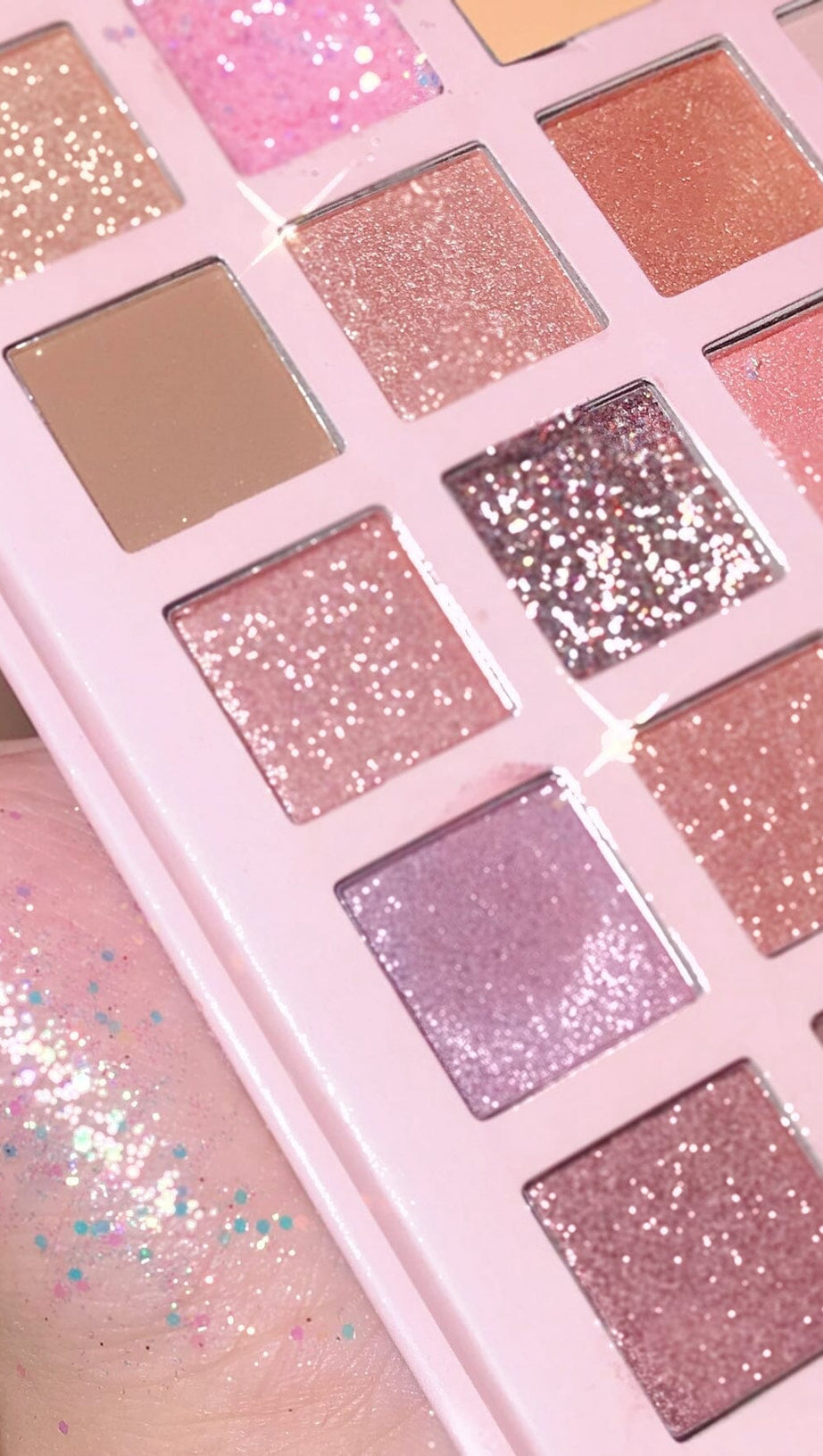 PALETTE DI OMBRETTI GLITTER PEARL DA 24 COLORI