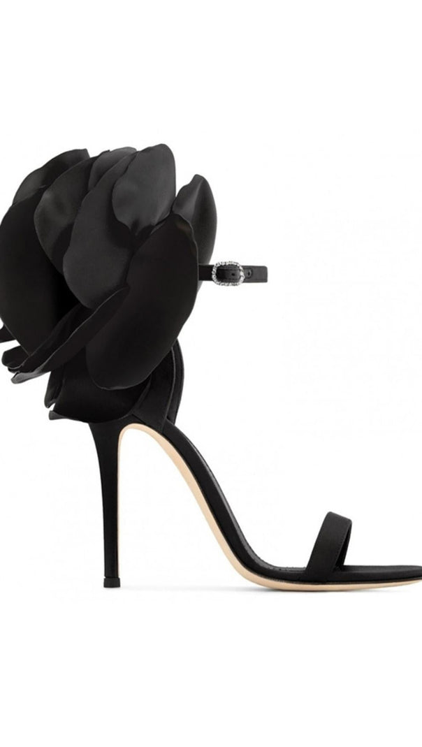 AIIZIE SEXY BIG FLOWER STILETTO HIGH HEELS - product image