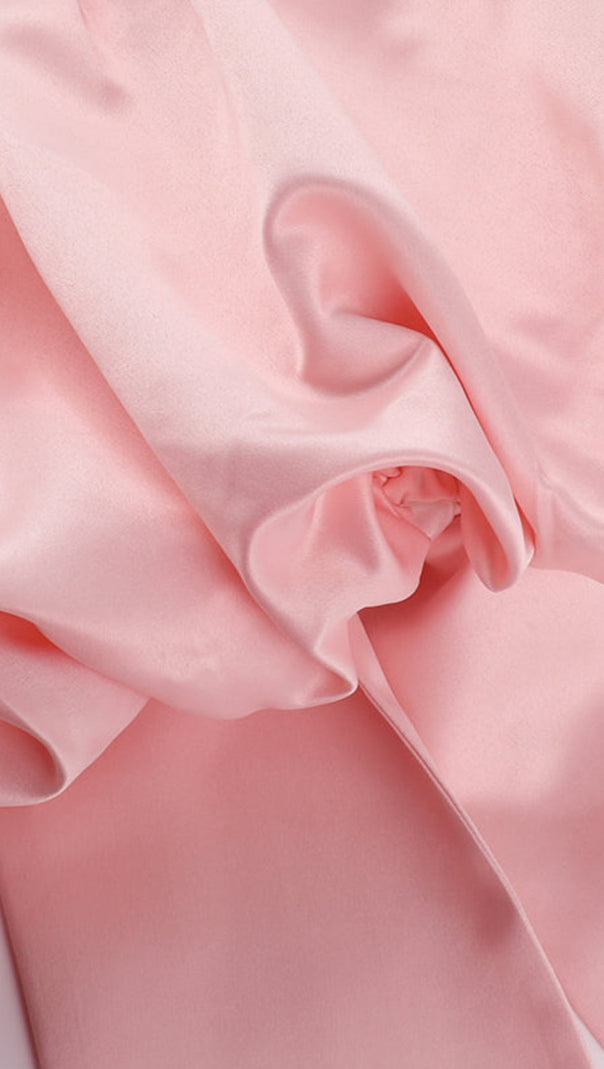AIIZIE LOTUS MINI DRESS - BLUSH - product image