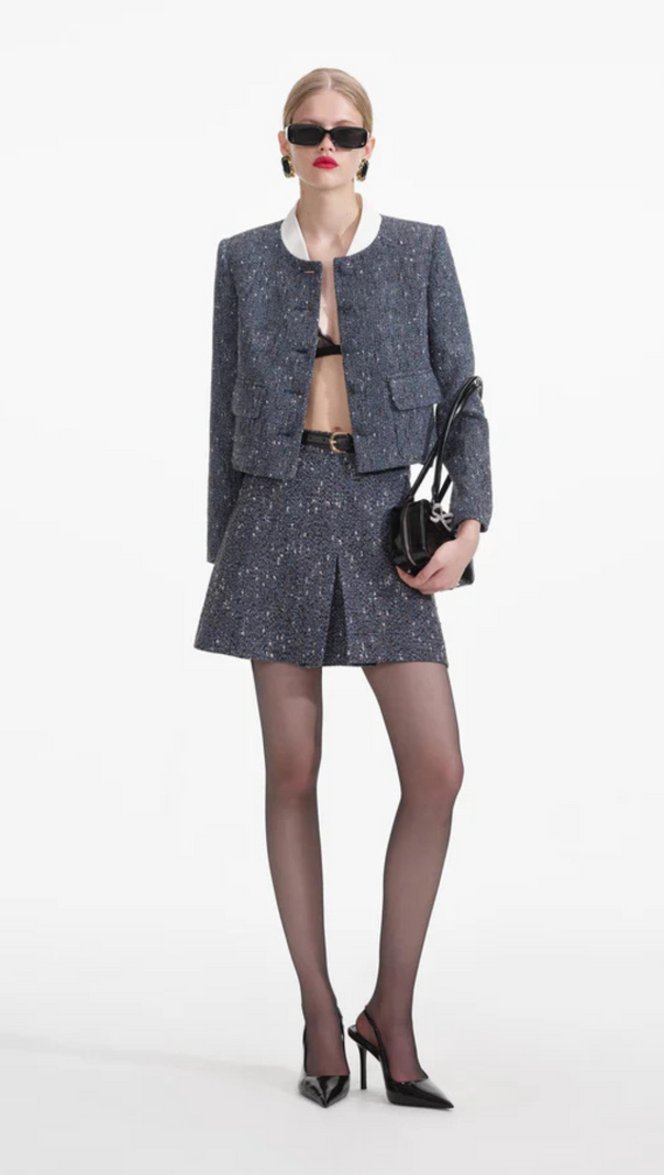 AIIZIE BLUE BOUCLE JACKET - product image