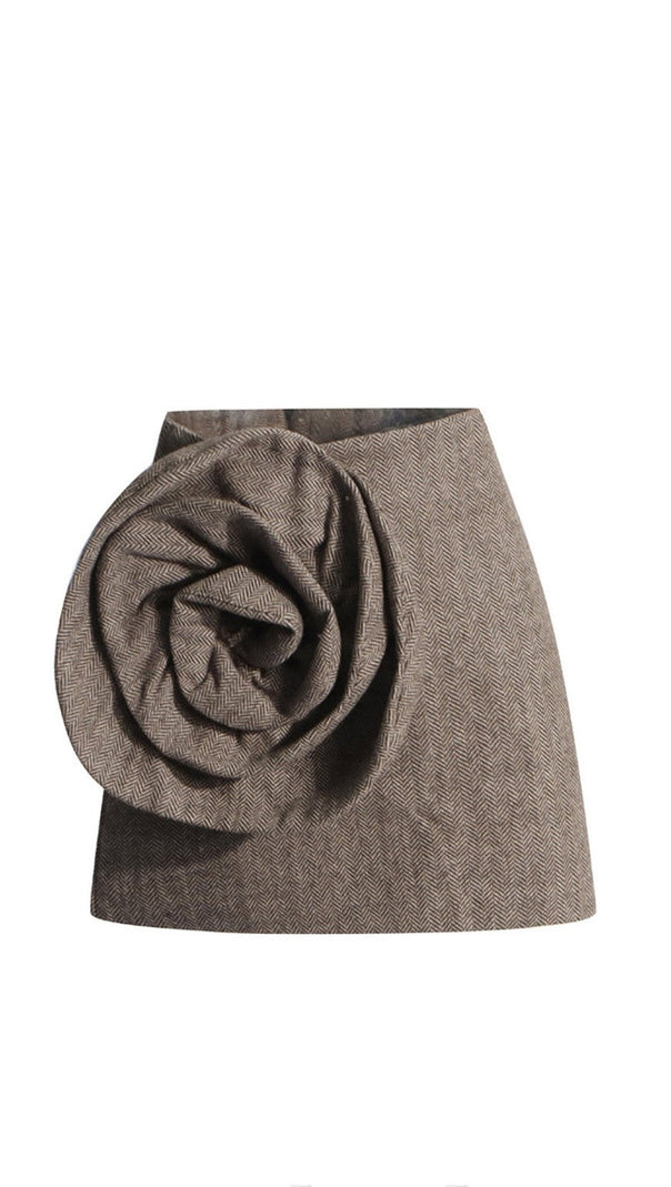 AIIZIE ANDARTA 3D FLOWER MINI SKIRT - product image