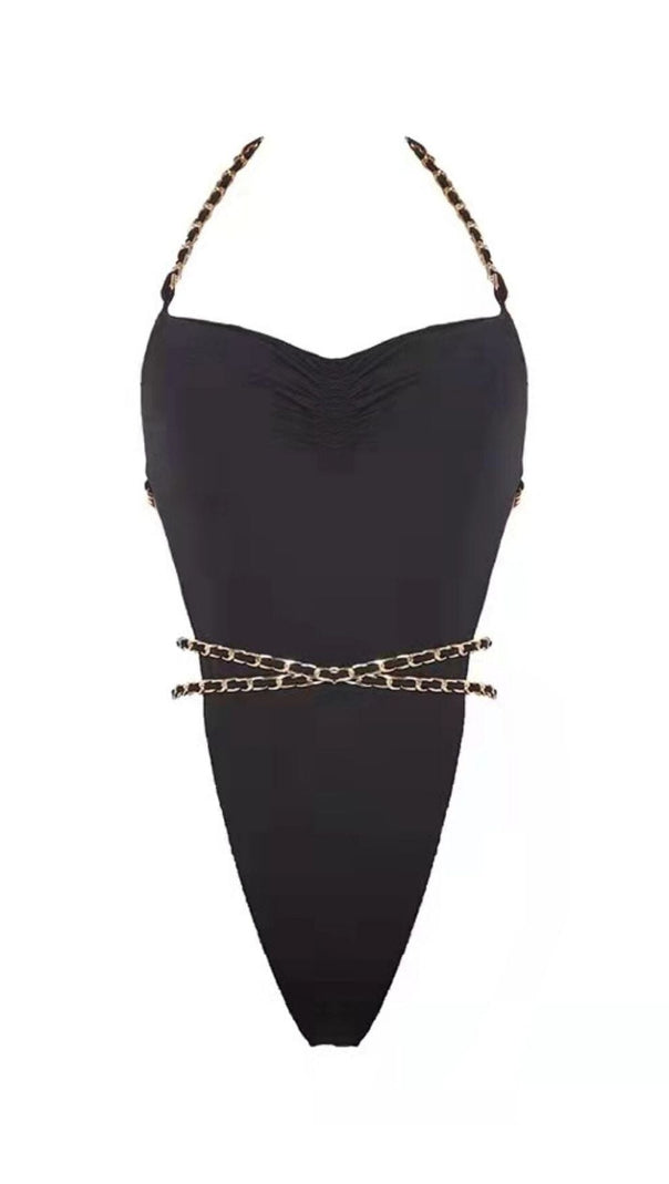 Black Lace Beach Skirt