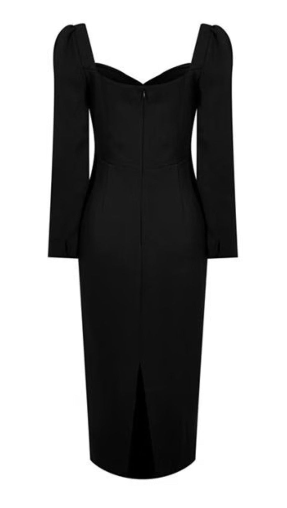 DIAMANTE BOW MIDI DRESS