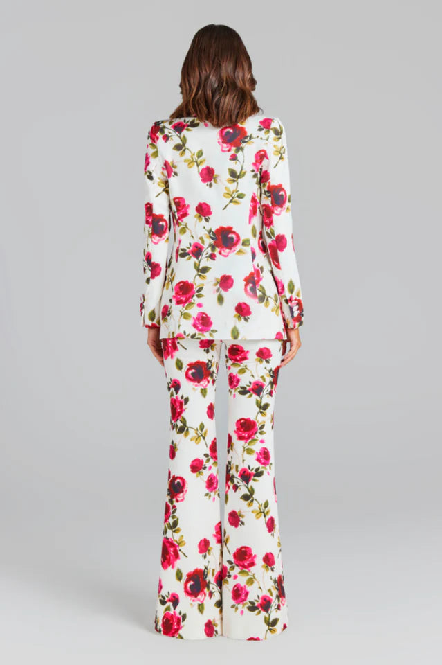 AIIZIE PRINTED LONG-SLEEVED SHIRT SUSPENDER TROUSERS SUIT - product image