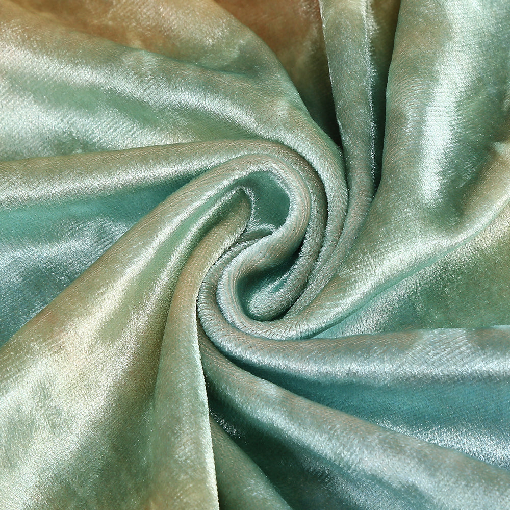 ADELAIDE RUCHED VELVET STRAPLESS MIDI DRESS IN GREEN BROWN