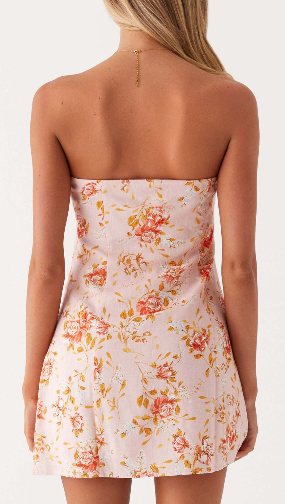 CALI STRAPLESS MINI DRESS