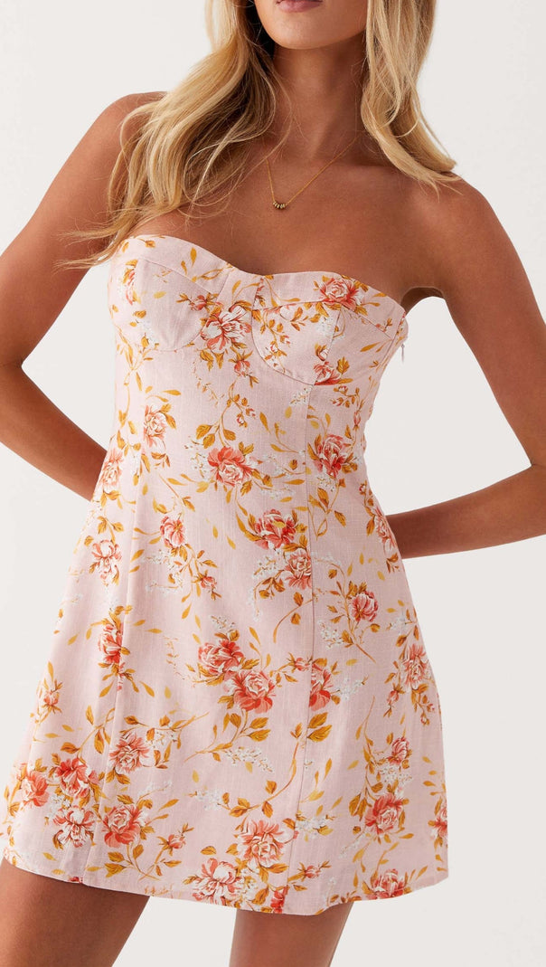 TRÄGERLOSES MINIKLEID CALI