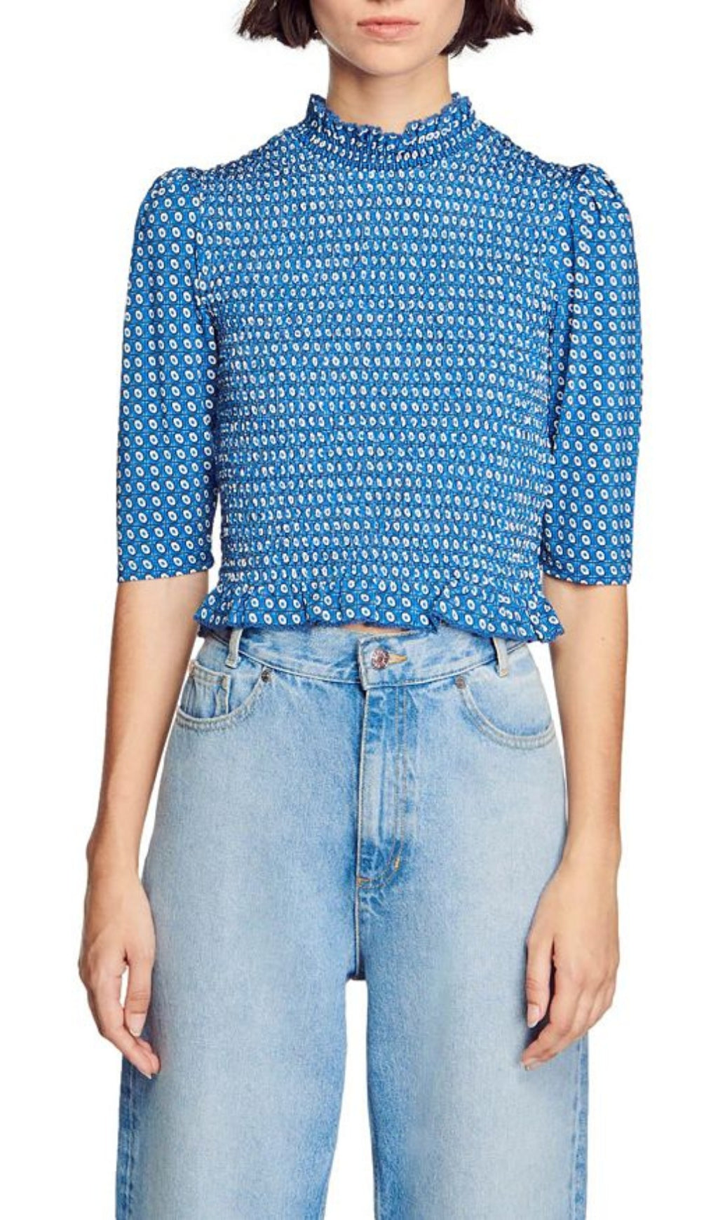 MOLITOR SMOCKED TOP