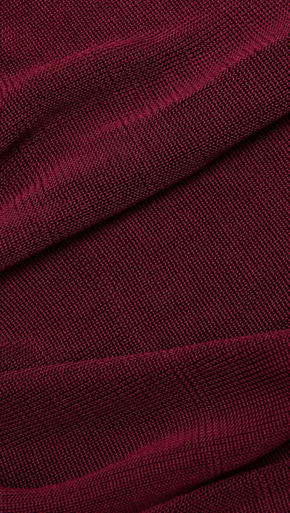 BURGUNDY VISCOSE KNIT MAXI DRESS