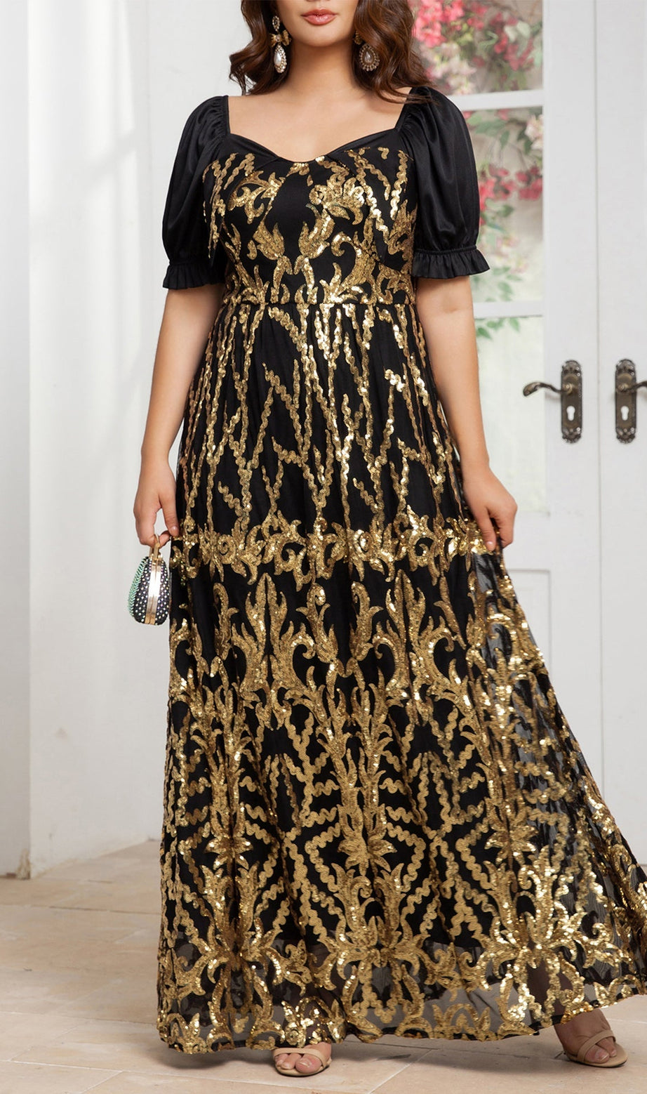 Azalea Short Sleeve Maxi Dress