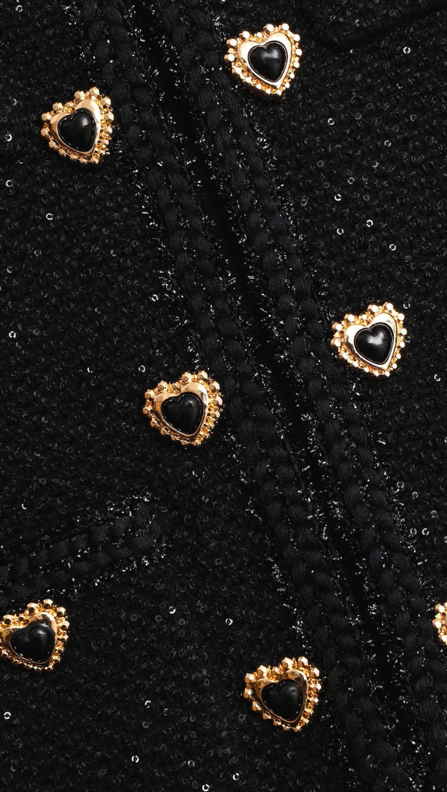 BLACK BUTTONED LONG SLEEVE KNIT MINI DRESS