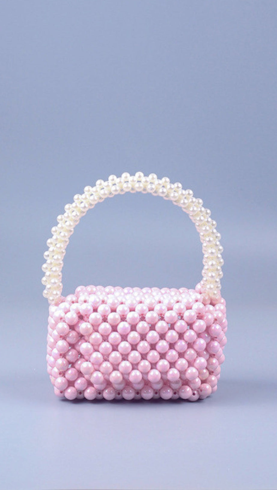 Dodson Handtasche mit rosa Perlen
