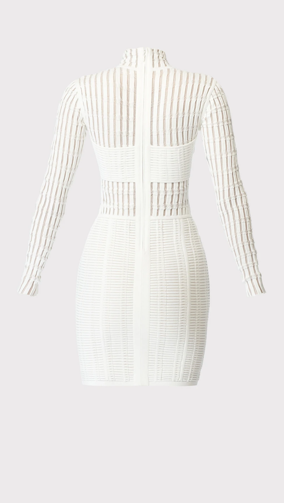MINI ABITO A RIGHE BIANCHE