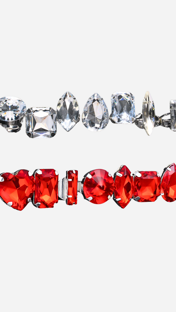 AIIZIE DANA CRYSTAL RINGS 7 SET - product image