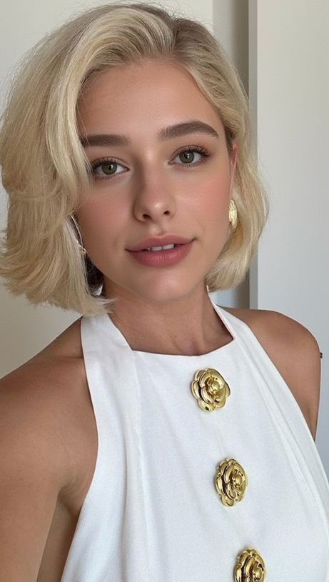 RITA HALTER BACKLESS MINI DRESS IN WHITE