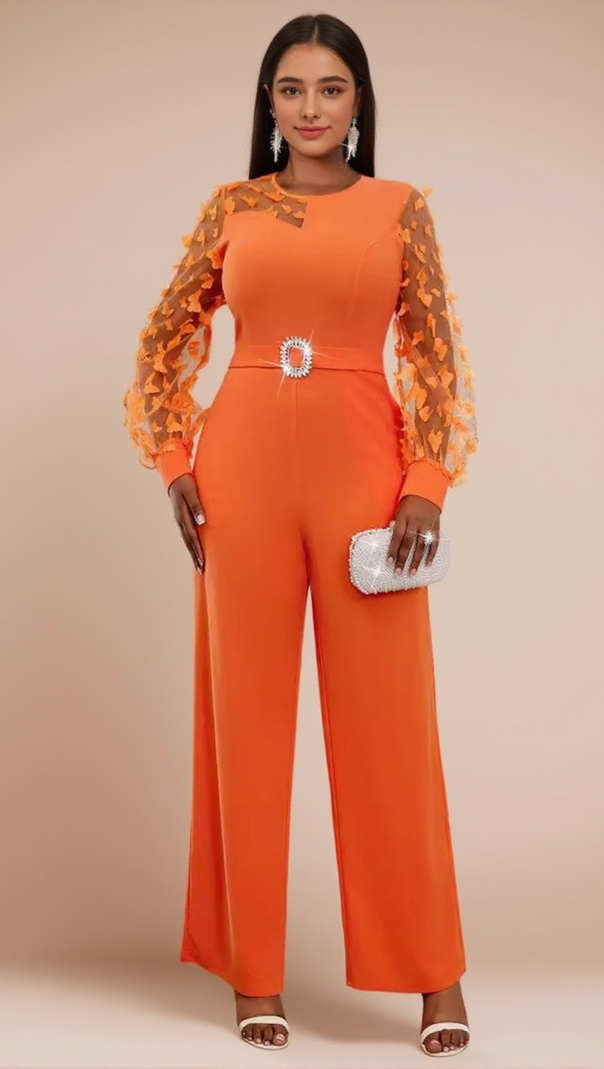 AIIZIE ANTONELLA LONG SLEEVE JUMPSUIT - product image