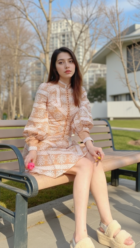 VINTAGE LONG SLEEVE MINI DRESS