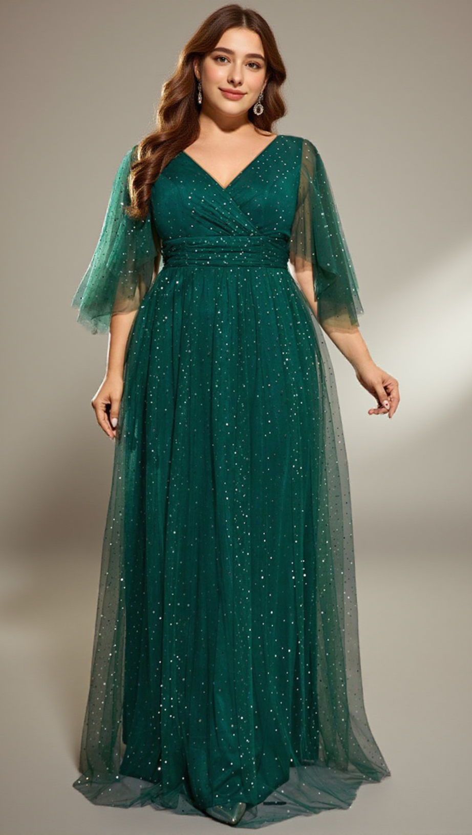 ESTELLE MESH MAXI DRESS