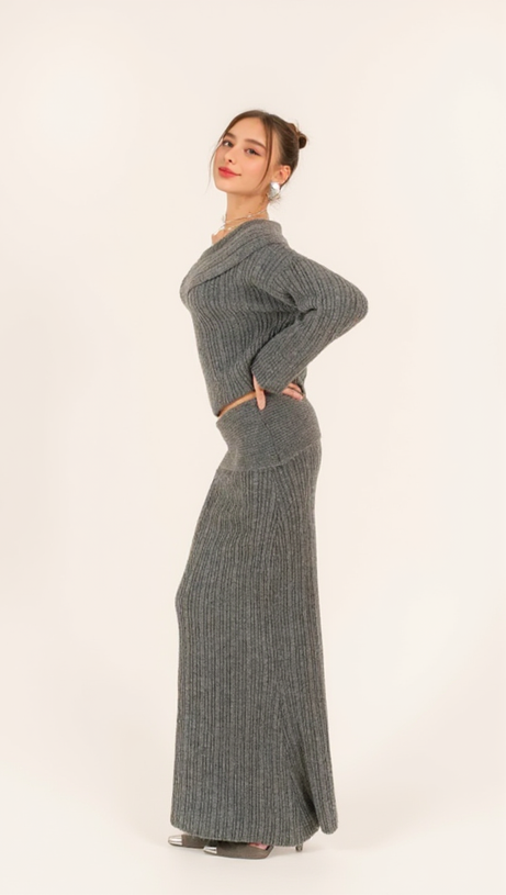 GEORGIA OFF-SHOULDER KNITTED SET
