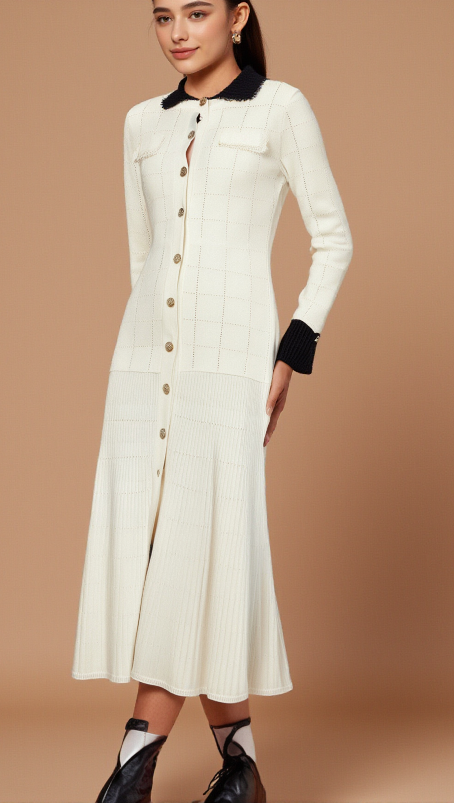 CLÉMENCE SEMI-SHEER PLEATED TOP & SKIRT MATCHING SET