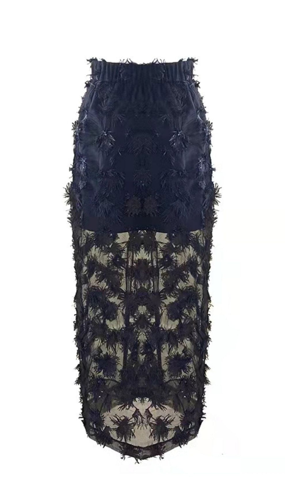 BLACK CHAIN SWIMSUIT