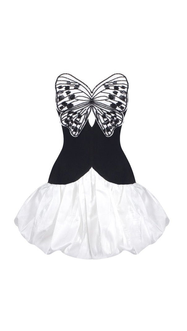 AIIZIE BUTTERFLY EMBROIDERED DRESS - product image