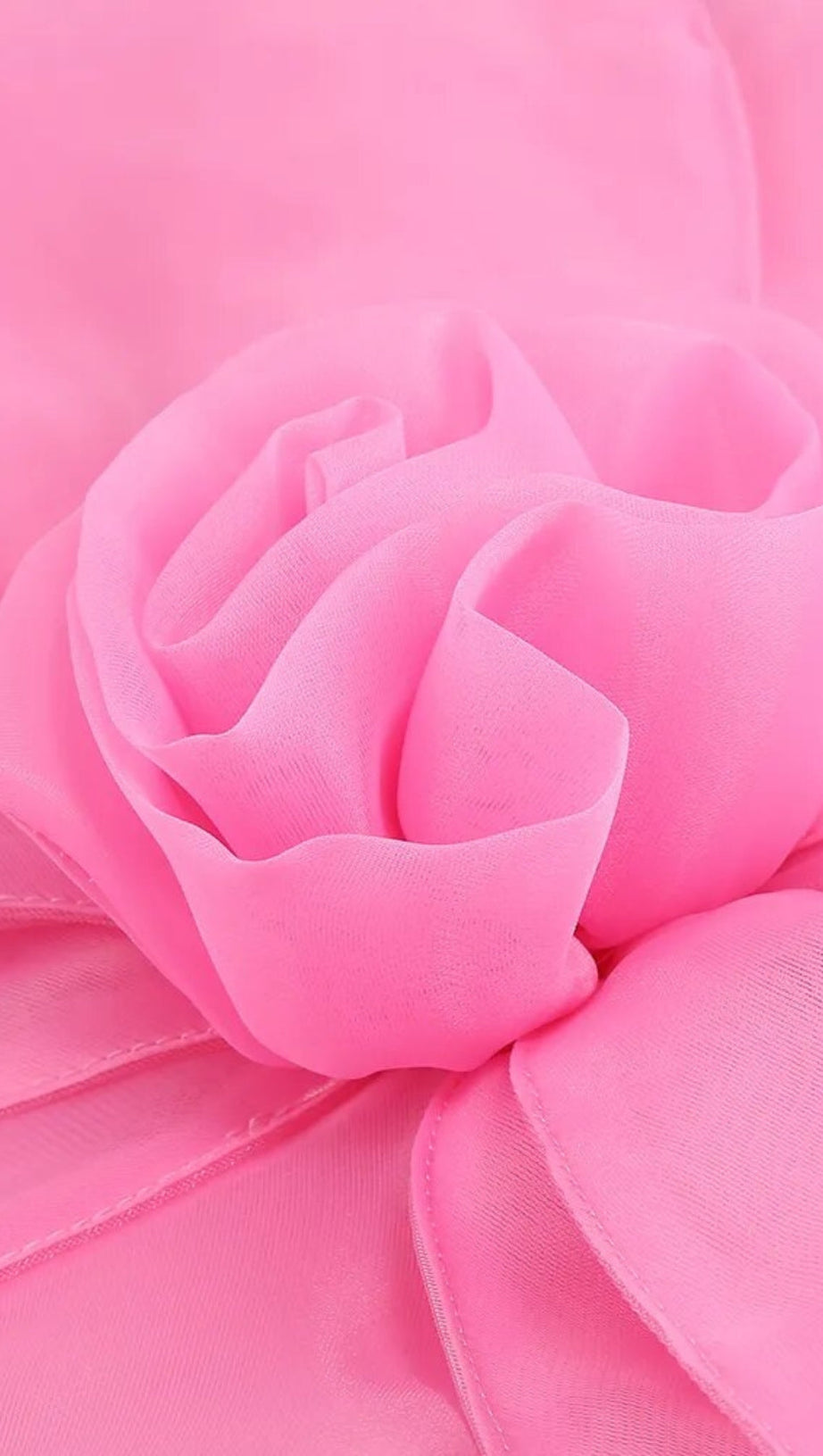 ONE SHOULDER FLOWER MINI DRESS IN PINK