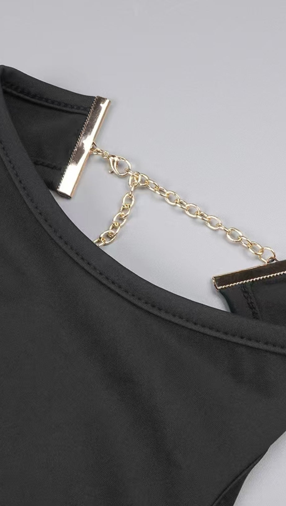 HIGH-CONTRAST HALTER MAXI GOWN WITH SCULPTURAL RUCHING