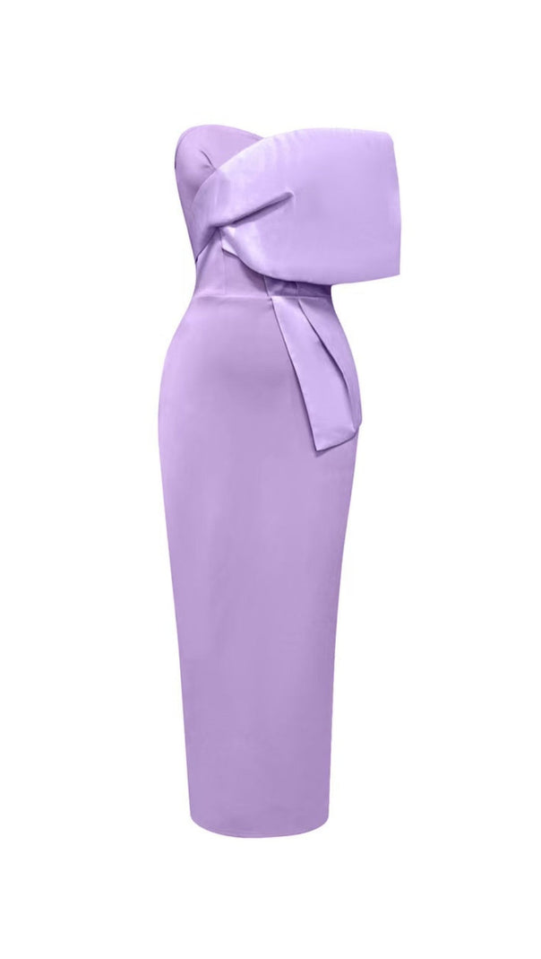 AIIZIE STRAPLESS MIDI BODYCON DRESS - product image