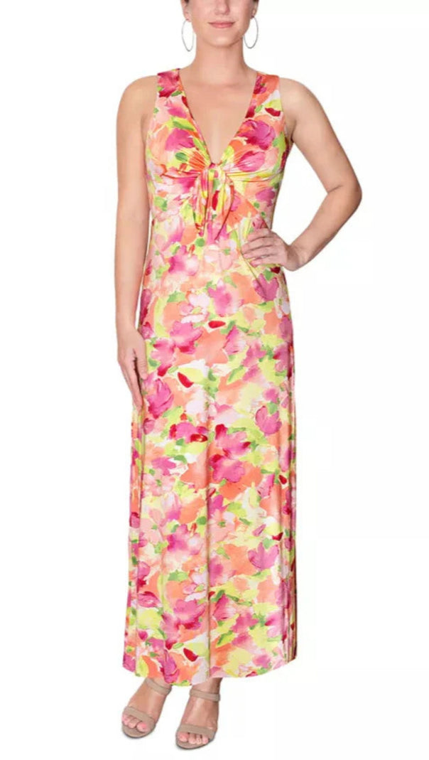 AIIZIE WOMEN'S WILONNA TIE-FRONT A-LINE DRESS - product image