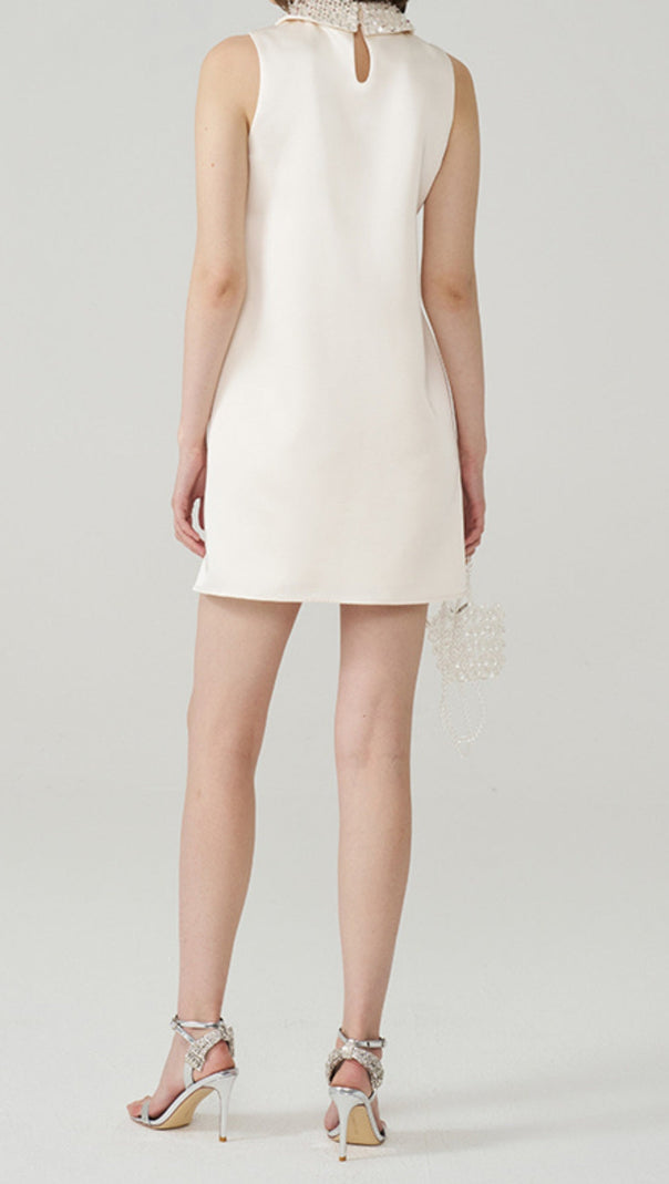 AIIZIE ANNOT SEQUIN COLLAR MINI DRESS - product image