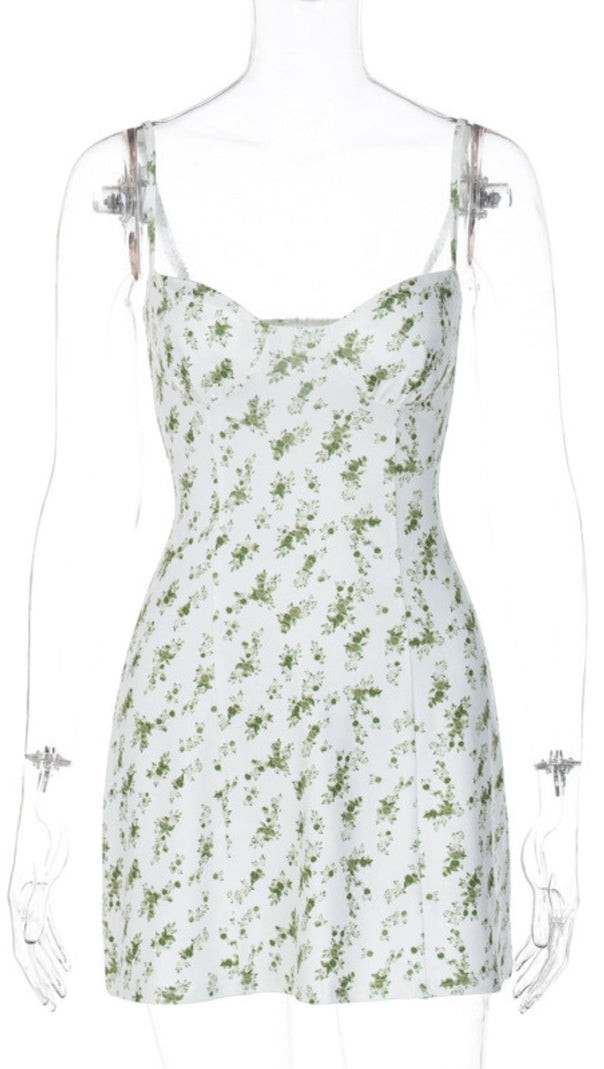 AIIZIE CHRISTIANA GARDEN PRINTED MINI DRESS - product image