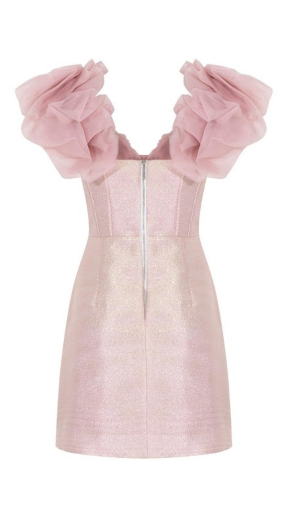 JULIE PINK CORSET MINI DRESS