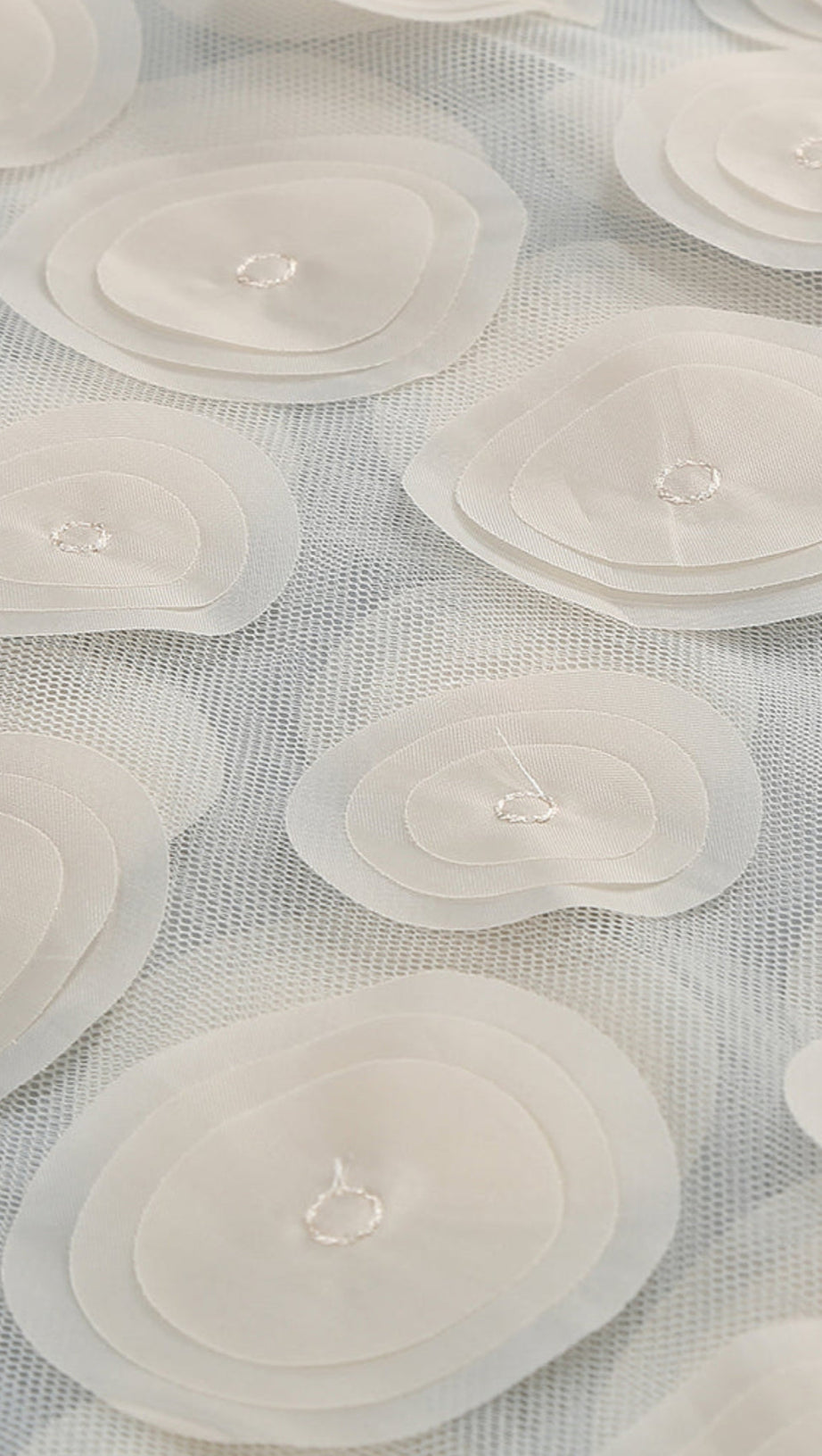 NODIN STRAPLESS DOT MESH MAXI DRESS IN ORANGE