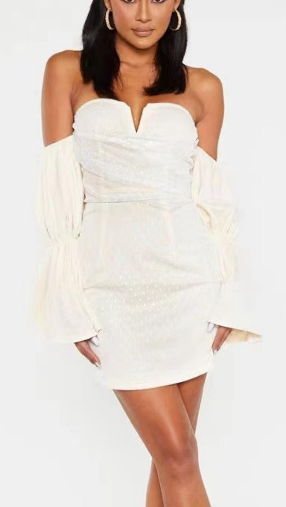 STRAPLESS MINI DRESS IN PINK