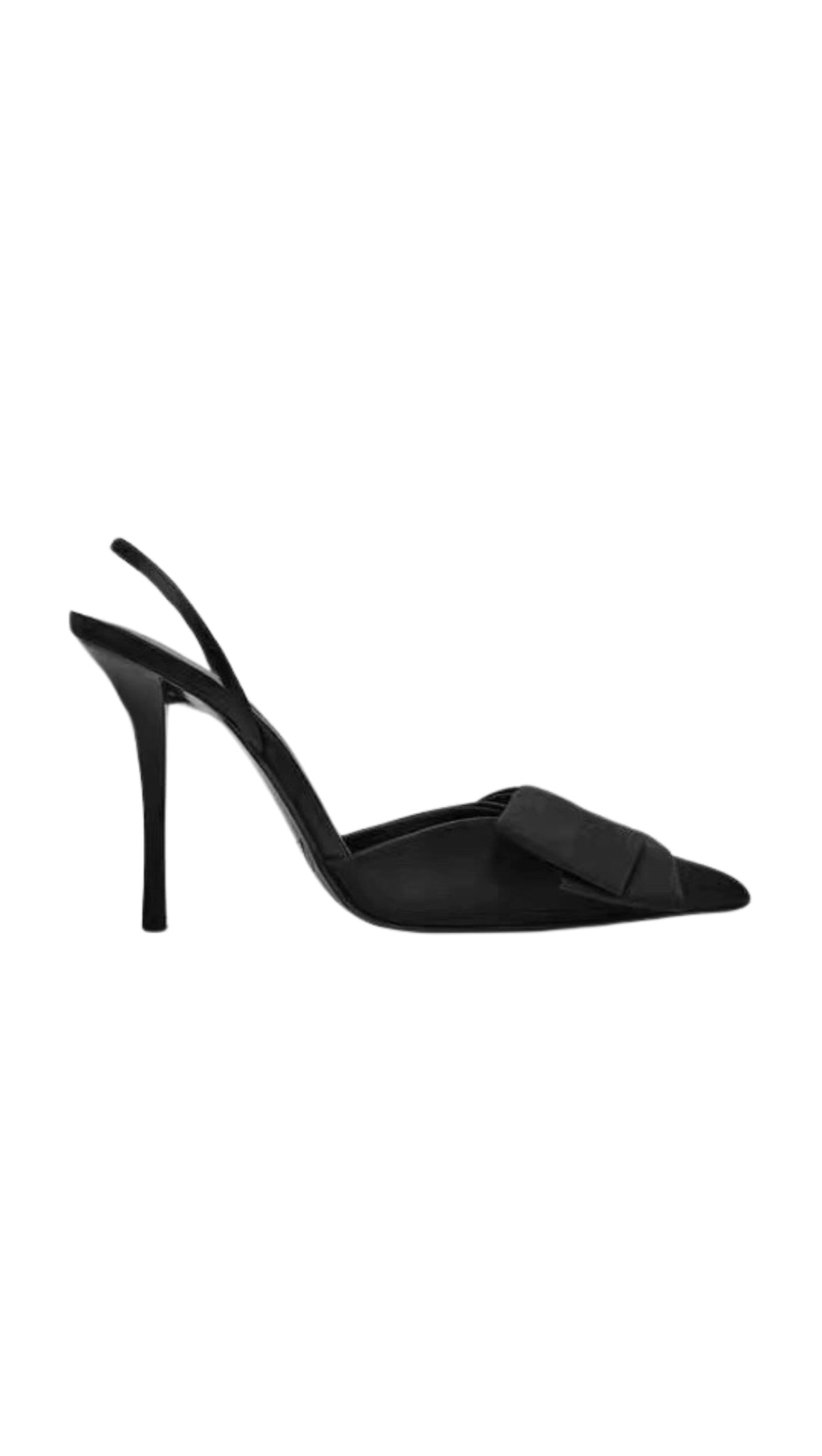 AIIZIE BLACK HIGH HEEL WITH BOW - product image