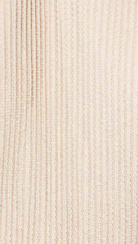 NANCY HALTER CUTOUT PLEATED GOWN IN PALE PINK