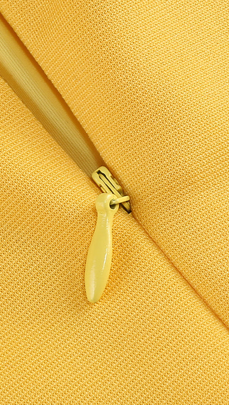 MAMIE HALTER FLORAL CRYSTAL MAXI DRESS IN YELLOW