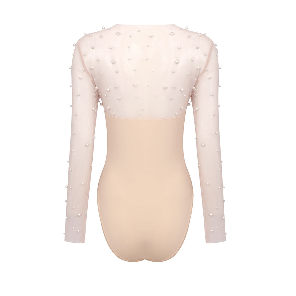 AIIZIE MESH PEARL JUMPSUIT TWO PIECE - product image