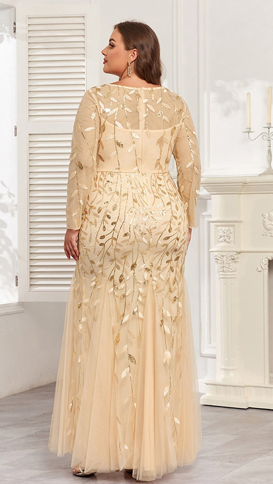 ABITO LUNGO CON RICAMI OCTAVIA