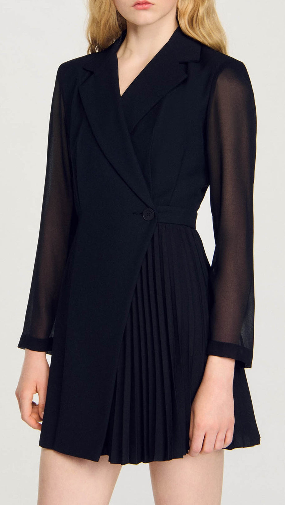 LILELA CONTRAST SLEEVE DRESS